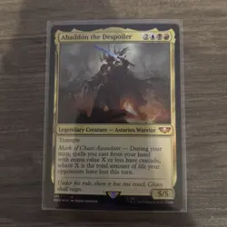 Abaddon the Despoiler Regular Stock - MTG M Warhammer 40K 40,000 Foil 171 Magic - Image 1