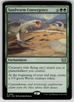 Sandwurm Convergence Rare Commander: Duskmourn: House of Horror 195 MTG NM 2024 - Image 1