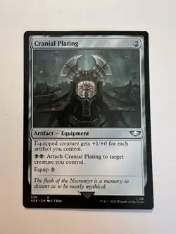 Cranial Plating - MTG 40k Universes Beyond: Warhammer 40,000 - NM - Image 1