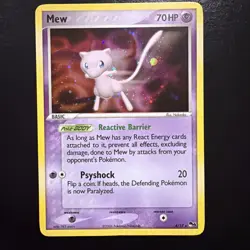 Pokemon Mew TCG 4/17 Pop Series Promos Holo Rare Card - Image 1