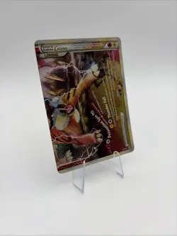 Entei & Raikou Legend (bottom) 91/95 Unleashed Holo Pokemon Card HP - Image 5
