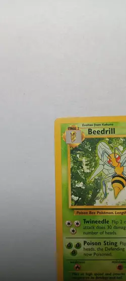 Beedrill 17/102 Base Set Unlimited Pokemon HP - Image 2