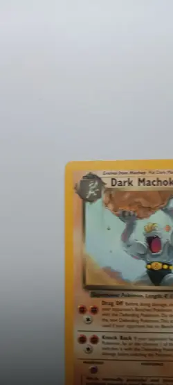 Dark Machoke Uncommon Unlimited Team Rocket 40/82 HP Pokemon TCG - Image 2