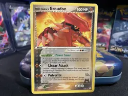 Pokemon Team Magma's Groudon 9/95 Team Magma vs Team Aqua Rare (non-Holo) Mint - Image 1