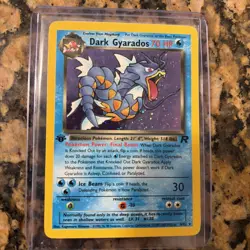 Pokemon Dark Gyarados 8/82 Team Rocket Holo Rare 1st Edition 70 HP English - Image 3