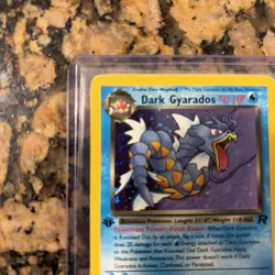 Pokemon Dark Gyarados 8/82 Team Rocket Holo Rare 1st Edition 70 HP English - Image 5