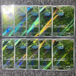 x10 Bulbasaur AR 166/165 SV2a POKEMON 151 Japanese Pokemon TCG Lots - Image 1