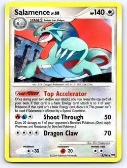 Salamence 8/99 Holo Holo Rare Arceus Pokemon Holo Near Mint - Image 1