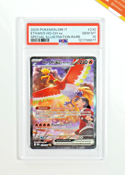 Pokemon PSA 10 Ho-Oh Ex di Armonio #230 SIR Rivali Predestinati 2025 Italiano - Image 1