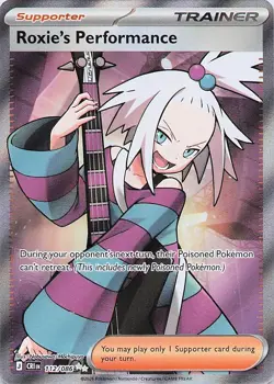 Roxie's Performance - Pokemon Holo Ultra Rare 2026 Chaos Rising 112/086 NM - Image 1