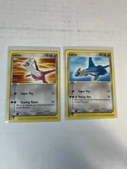 Pokemon Latias 014 & Latios 015 Black Star Movie Promo Set 2003 E-Reader NM - Image 1