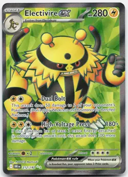 Electivire ex 212/182 Ultra Rare Destined Rivals Pokemon NM 01-02-22 - Image 1