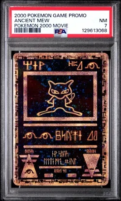 2000 POKEMON GAME MOVIE POKEMON 2000 MOVIE ANCIENT MEW PSA 7 - Image 1
