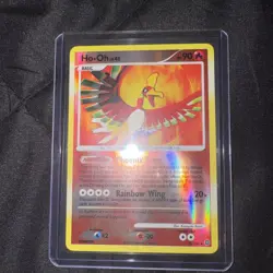 Pokemon TCG Ho-Oh 10/132 Secret Wonders 2007 English Holo Rare Reverse Holo - Image 1