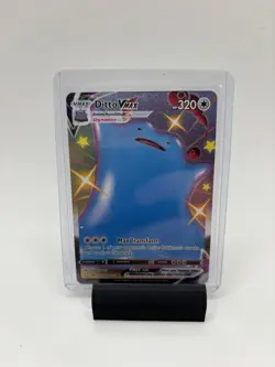 Pokemon TCG Ditto VMAX SV119/SV122 Shiny Holo Rare Full Art Holo - Near Mint - Image 1