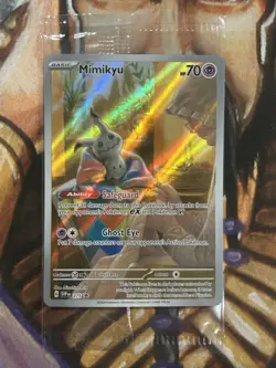 Mimikyu Paldean Fates ETB Black Star Promo Pokemon SVP075 English - SEALED 🔥 - Image 1