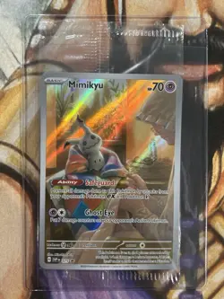 Mimikyu Paldean Fates ETB Black Star Promo Pokemon SVP075 English - SEALED 🔥 - Image 3