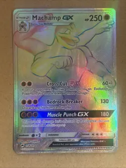 Machamp GX Secret Rare Rainbow 154/147: Pokemon Burning Shadows - Image 1
