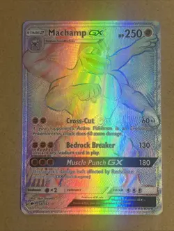 Machamp GX Secret Rare Rainbow 154/147: Pokemon Burning Shadows - Image 2