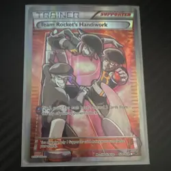 Pokemon TCG Team Rocket's Handiwork (Full Art) 124/124 Fates Collide Holo - Image 1
