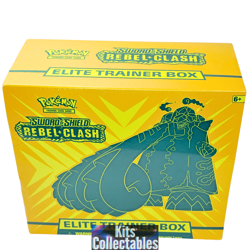 Pokemon Sword & Shield Rebel Clash Elite Trainer Box ETB Factory Sealed NEW - Image 1