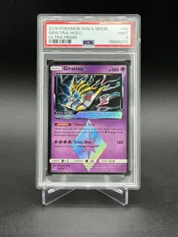 Giratina 58/156 - Sun And Moon Ultra Prism Holo Rare Psa 9 - Pokemon - Image 1