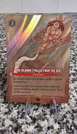 Disney Lorcana The Islands I Pulled from the Sea 216/204 Enchanted - Image 1