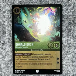 Disney Lorcana Wilds Unknown Donald Duck Distracted Traveler 84/204 Foil - Image 2