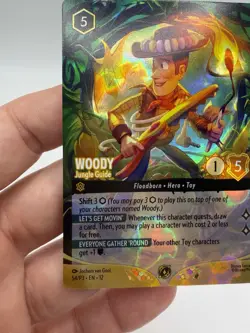 Woody Jungle Guide Foil Promo - Set Champs - Disney Lorcana - Image 4