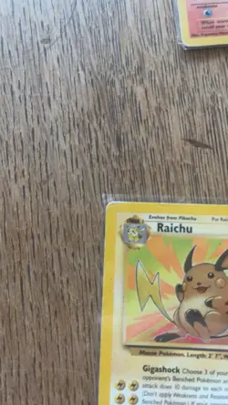Pokemon TCG Fossil Raichu Non-Holo Card 29/62 Lightly Played - Image 4