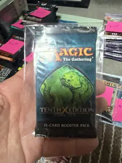 Wizards of the Coast MTG Tenth Edition Booster Pack - 15 Cards 653569196211 - Image 1