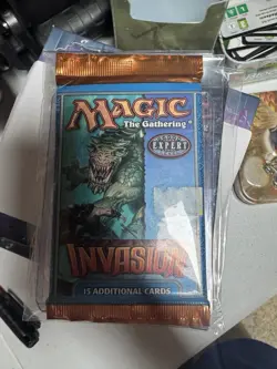 2000 INVASION 15 cards Magic the Gathering Booster Pack Factory Sealed NEW - Image 1