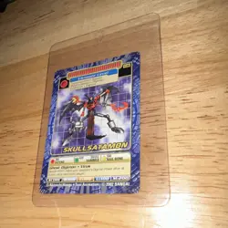 Bandai Digimon 2002 SkullSatamon ST-166 Ultimate Level Rare Regular Card English - Image 2