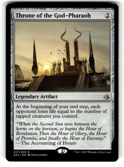 Throne of the God-Pharaoh 237 Rare Amonkhet Magic: The Gathering Lightly Played - Image 1