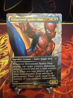 Sensational Spider-Man #25 Marvel's Spider-Man Borderless Regular Rare - Image 1