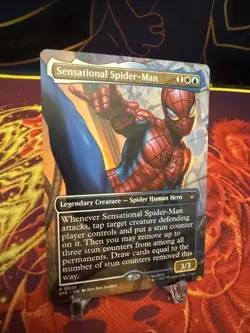 Sensational Spider-Man #25 Marvel's Spider-Man Borderless Regular Rare - Image 2