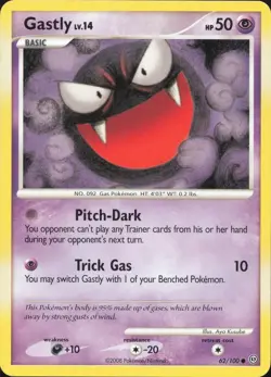 Gastly 62/100 Common Stormfront Pokemon Near Mint - Image 1