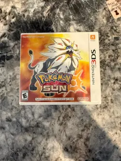 Nintendo 3DS Pokemon Sun Game and Case Tested & Working (proof in images) - Image 1