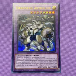 Dracotail Arthalion JUSH-EN006 Ultra Rare 1st Edition Yugioh NM - Image 1