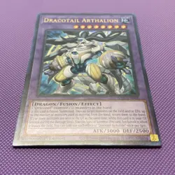 Dracotail Arthalion JUSH-EN006 Ultra Rare 1st Edition Yugioh NM - Image 2