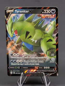 Tyranitar V 97/163 - Battle Styles Full Art - Ultra Rare Holo - Pokemon TCG - Image 1