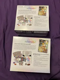 Pokemon TCG Prismatic Evolutions Elite Trainer Box Lot of 2, English 2025 - Image 3