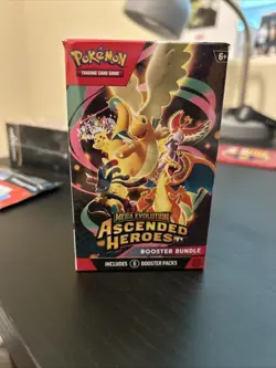 Pokemon TCG Mega Evolution Ascended Heroes Booster Bundle Sealed 6 Packs NEW - Image 1