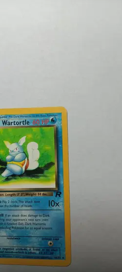 Pokemon TCG - Dark Wartortle - 46/82 - Unlimited Team Rocket - HP - Image 3