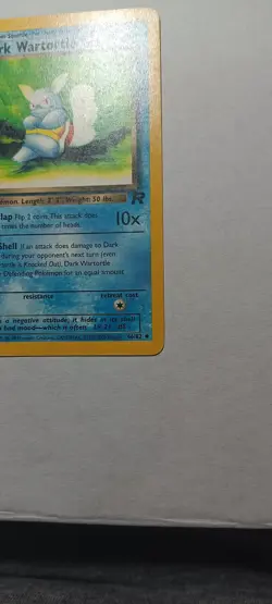 Pokemon TCG - Dark Wartortle - 46/82 - Unlimited Team Rocket - HP - Image 4