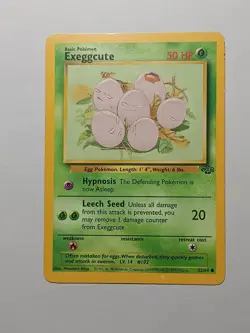 Pokemon TCG Exeggcute 52/64 Jungle HP Wotc Vintage - Image 1