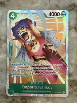 Emporio.Ivankov OP16-026 SR The Time of Battle Foil English One Piece TCG - Image 1