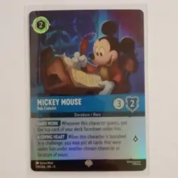 Lorcana Mickey Mouse-Bob Cratchit Storyborn Hero 219/204 Foil - Image 1