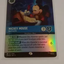 Lorcana Mickey Mouse-Bob Cratchit Storyborn Hero 219/204 Foil - Image 3