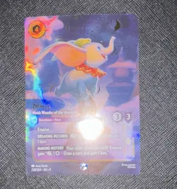 Disney Lorcana TCG Dumbo - Ninth Wonder of the Universe Enchanted Foil EN - Image 2